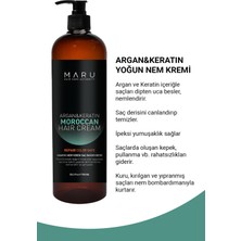 Maru Onarıcı Nem Veren Argan Ve Keratin Moroccan Saç Bakım Kremi 750 ml 8699211721150