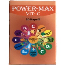 Nevbahar Power-Max Vit C 30 Kapsül