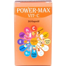 Nevbahar Power-Max Vit C 30 Kapsül