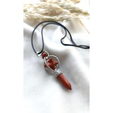 HD Marketim Kolye Çakra Doğal Jesper Taşı Çivi Kolye Sarkaç Takı Bijuteri Aksesuar