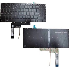 Afila Msı Katana GF66 11UE-605XTR Msi Notebook Klavyesi Siyah Tr, Ver.2 - Single-Zone Rgb