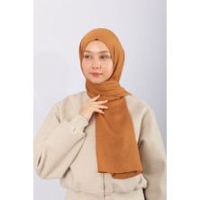 Hijabchi Naturel Krep - Kehribar