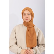 Hijabchi Naturel Krep - Kehribar