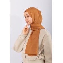 Hijabchi Naturel Krep - Kehribar