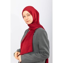 Hijabchi Saten Kırınkıl - Bordo