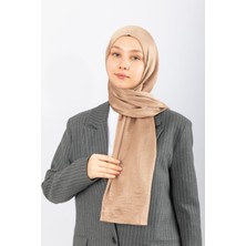Hijabchi Saten Kırınkıl - Vizon