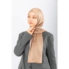 Hijabchi Saten Kırınkıl - Vizon