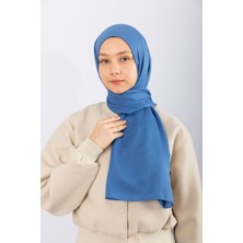 Hijabchi Şal Cotton Twill Indigo