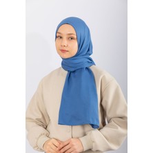 Hijabchi Şal Cotton Twill Indigo