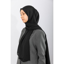 Hijabchi Saten Kırınkıl - Siyah