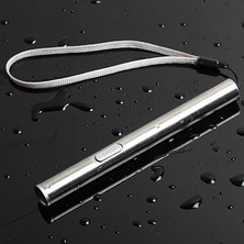 Qincao LED Su Geçirmez Kamp USB Şarj El Feneri Tıbbi Cerrahi Acil Yeniden Kullanılabilir Cep Kalem Işık Torch Sarı Işık (Yurt Dışından)