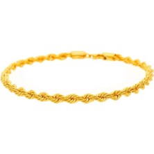 Ege Gold Burma Altın Zincir Bileklik