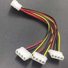 San Gold Angitu 2 Adet/grup 4pin Lp4 Molex/ıde Erkek 3x Kadın Splitter Güç Uzatma Kablosu Molex D Tipi Splitter Kabloları (Yurt Dışından)