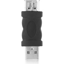 San Gold Firewire Ieee 1394 6 Pin Dişi USB 2.0 Tip A Erkek Adaptör Adaptör Kameralar Cep Telefonları Mp3 Çalar Pda'lar Siyah (Yurt Dışından)