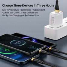 San Gold In 1 USB Kablosu 6A 100 W Hızlı Şarj Için Huawei/onur 3in1 2in1 Mikro USB C Tipi Kablo Şarj Kablosu Kablosu iPhone Samsung Için (Yurt Dışından)