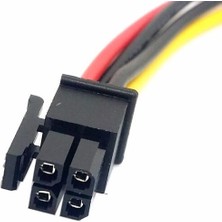 San Gold Atx Molex Mikro Fit Konnektör 4pin Erkek - Erkek Güç Kablosu Kablosu 60CM 2ft (Yurt Dışından)