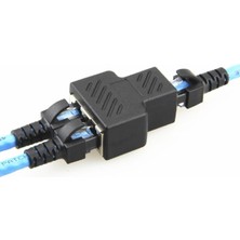 San Gold 1 Ila 2 Yollu RJ45 Lan Ethernet Ağ Kablosu Dişi Splitter Konnektör Adaptörü Dizüstü Bilgisayar Yerleştirme Istasyonları (Yurt Dışından)