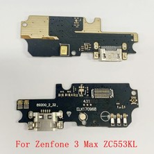 San Gold USB Şarj Portu Konnektörü Flex Kablo Asus Zenfone 4 Max Için ZC520KL Zenfone 3 Max ZC553KL Zenfone 3 Zoom ZE553KL (Yurt Dışından)