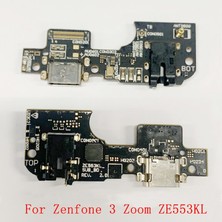 San Gold USB Şarj Portu Konnektörü Flex Kablo Asus Zenfone 4 Max Için ZC520KL Zenfone 3 Max ZC553KL Zenfone 3 Zoom ZE553KL (Yurt Dışından)