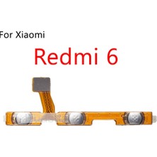 San Gold Xiaomi Redmi Için 8 7 6 Pro 7A Not 6 7 8 Pro Güç Ses Düğmesi Açma Kapama Düğmesi Flex Kablo (Yurt Dışından)