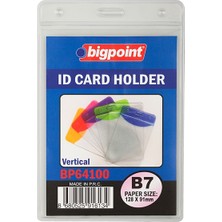 Bigpoint Korumalı Kart Poşeti Dikey B7 91 x 128 mm 10'lu Poşet