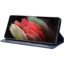 Manyi Mall Samsung Galaxy S21 Ultra 5g Pu Deri Manyetik Kapatma Cüzdan (Yurt Dışından)