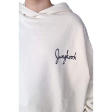 Krimo Fashion Kpop Bts Jungkook Sırt Baskılı Oversıze Özel Tasarım Kapşonlu Sweatshirt