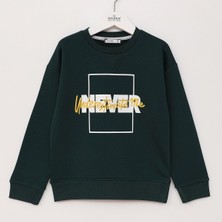 Wanex Erkek Çocuk Uzun Kol Sweat - 16706 - Siyah