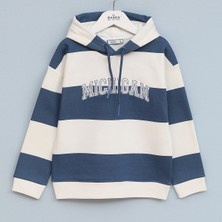 Wanex Erkek Çocuk Şardonlu Sweatshirt - 16631 - Mavi