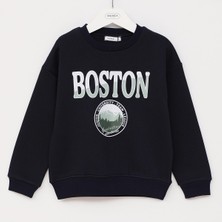 Wanex Erkek Çocuk Şardonlu Sweatshirt - 16557 - Lacivert