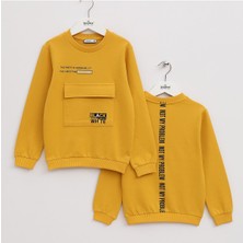 Wanex Erkek Çocuk Uzun Kol Sweat - 15974 - Siyah