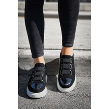Bpm CH251 Sbt Mirror Suede Kadın Ayakkabı Sıyah