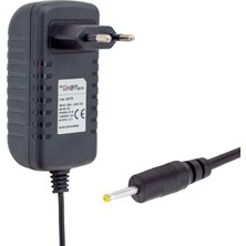 Ayt Powermaster PM-33779 5 Volt 3 Amper 2.5 0.7 Uçlu Plastik Kasa Priz Tipi Adaptör