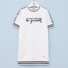 Wanex Kız Çocuk Kısa Kol Elbise - 42141 - Beyaz