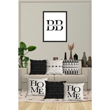 Belle Benoit 6'lı Çift Tarafı Dijital Baskılı Hediyelik, Dekoratif, Koltuk Yastık Kılıfı, Kırlent Kılıfı Seti