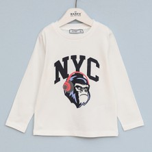 Wanex Erkek Çocuk Uzun Kol Sweat - 16698 - Melanj