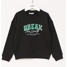 Wanex Erkek Çocuk Uzun Kol Sweat - 16708 - Siyah