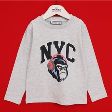 Wanex Erkek Çocuk Uzun Kol Sweat - 16698 - Melanj