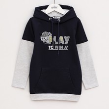 Wanex Erkek Çocuk Uzun Kol Sweatshirt - 16169 - Kırmızı