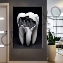 Caddeko Ağız ve Diş Polikliniği, Dişçi Tabloları Dekoratif Diş, Dekoratif Dişçi, Dişçi Dekorasyonu DSC260