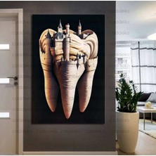 Caddeko Ağız ve Diş Polikliniği, Dişçi Tabloları Dekoratif Diş, Dekoratif Dişçi, Dişçi Dekorasyonu DSC302