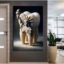 Caddeko Ağız ve Diş Polikliniği, Dişçi Tabloları Dekoratif Diş, Dekoratif Dişçi, Dişçi Dekorasyonu DSC322