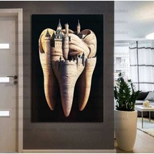 Caddeko Ağız ve Diş Polikliniği, Dişçi Tabloları Dekoratif Diş, Dekoratif Dişçi, Dişçi Dekorasyonu DSC301