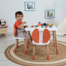 Bee Smart Çocuk Oyun Aktivite Masası - Çocuk Çalışma Masası - Montessori Masa Sandalye