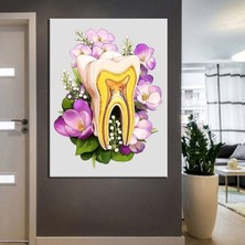 Caddeko Ağız ve Diş Sağlığı Polikliniği Tabloları Dekoratif Diş, Dekoratif Dişçi, Dişçi Dekorasyonu DSC-169