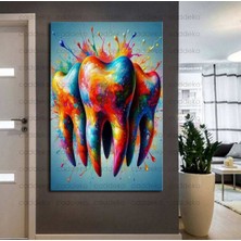 Caddeko Ağız ve Diş Polikliniği, Dişçi Tabloları Dekoratif Diş, Dekoratif Dişçi, Dişçi Dekorasyonu DSC331