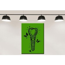 Caddeko Ağız ve Diş Sağlığı Polikliniği Tabloları Dekoratif Diş, Dekoratif Dişçi, Dişçi Dekorasyonu DSC-121