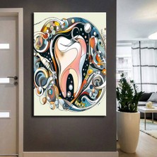 Caddeko Ağız ve Diş Polikliniği, Dişçi Tabloları Dekoratif Diş, Dekoratif Dişçi, Dişçi Dekorasyonu DSC212