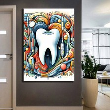 Caddeko Ağız ve Diş Polikliniği, Dişçi Tabloları Dekoratif Diş, Dekoratif Dişçi, Dişçi Dekorasyonu DSC211