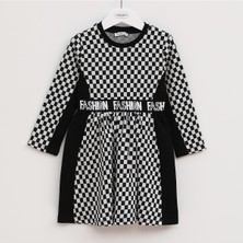 Wanex Kız Çocuk Uzun Kol Elbise - 42087 - Desenli